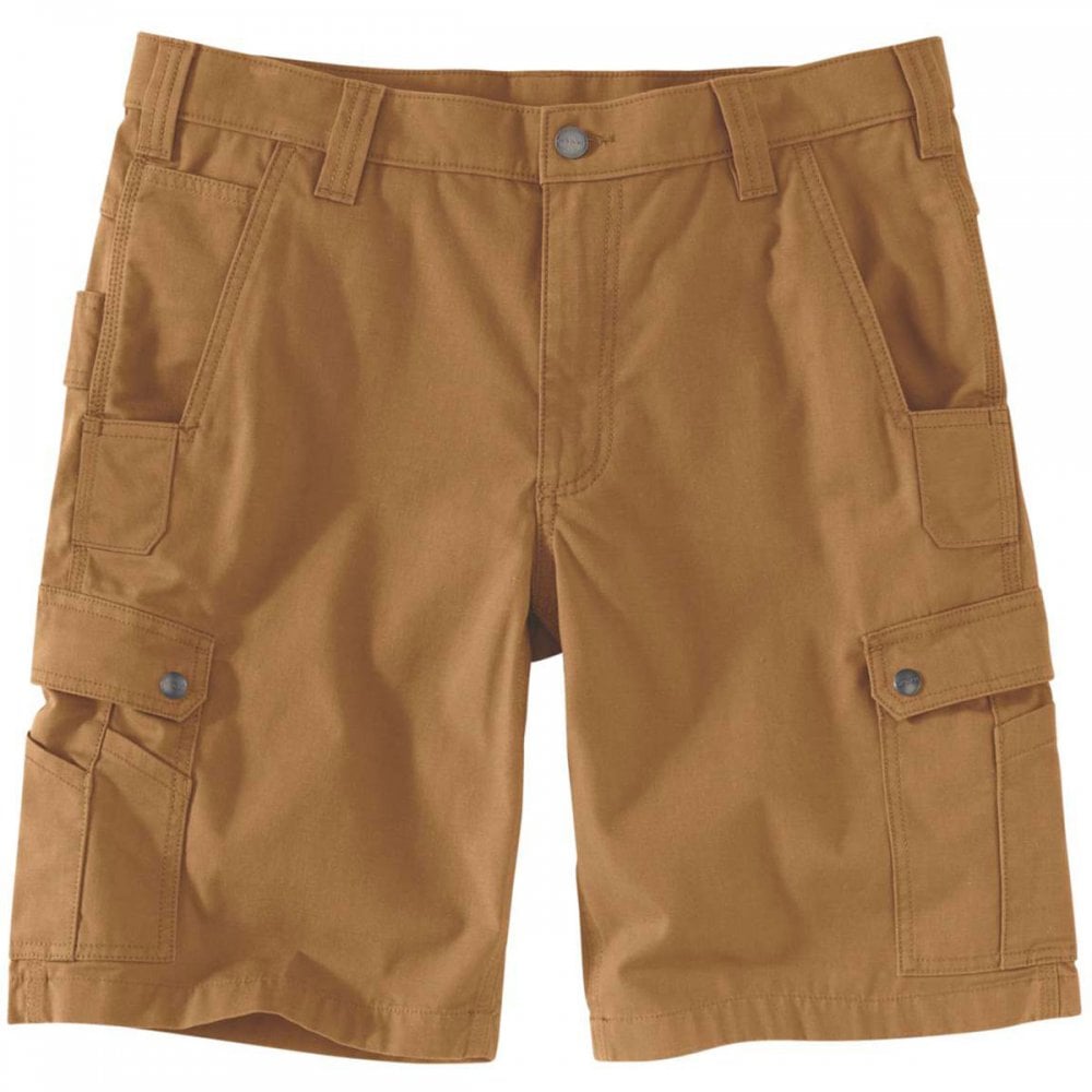 104727 Ripstop Cargo Work Shorts Relaxed Fit with Stretch Carhartt Brown 30" *One Size Only - Outlet Store*