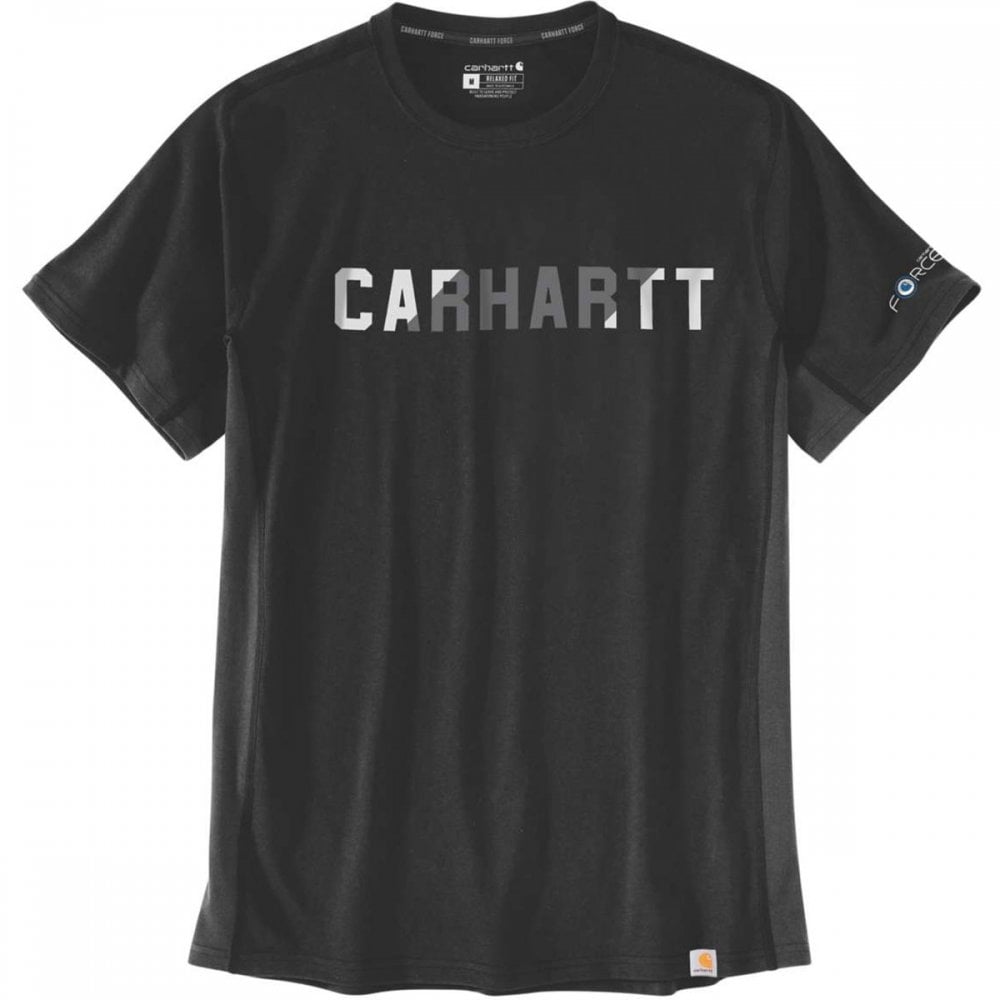 105203 Force Flex Block Logo T-Shirts Short Sleeve