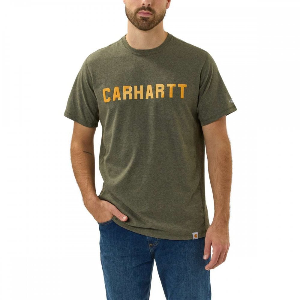 105203 Force Flex Block Logo T-Shirts Short Sleeve