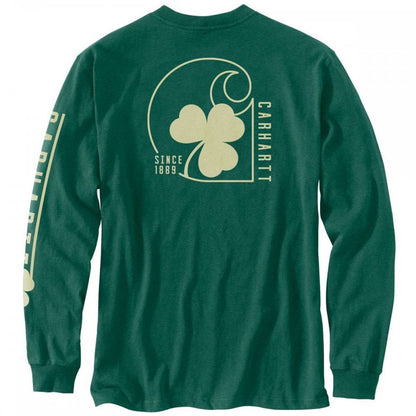 105233 Shamrock Graphic T-Shirt Long Sleeve