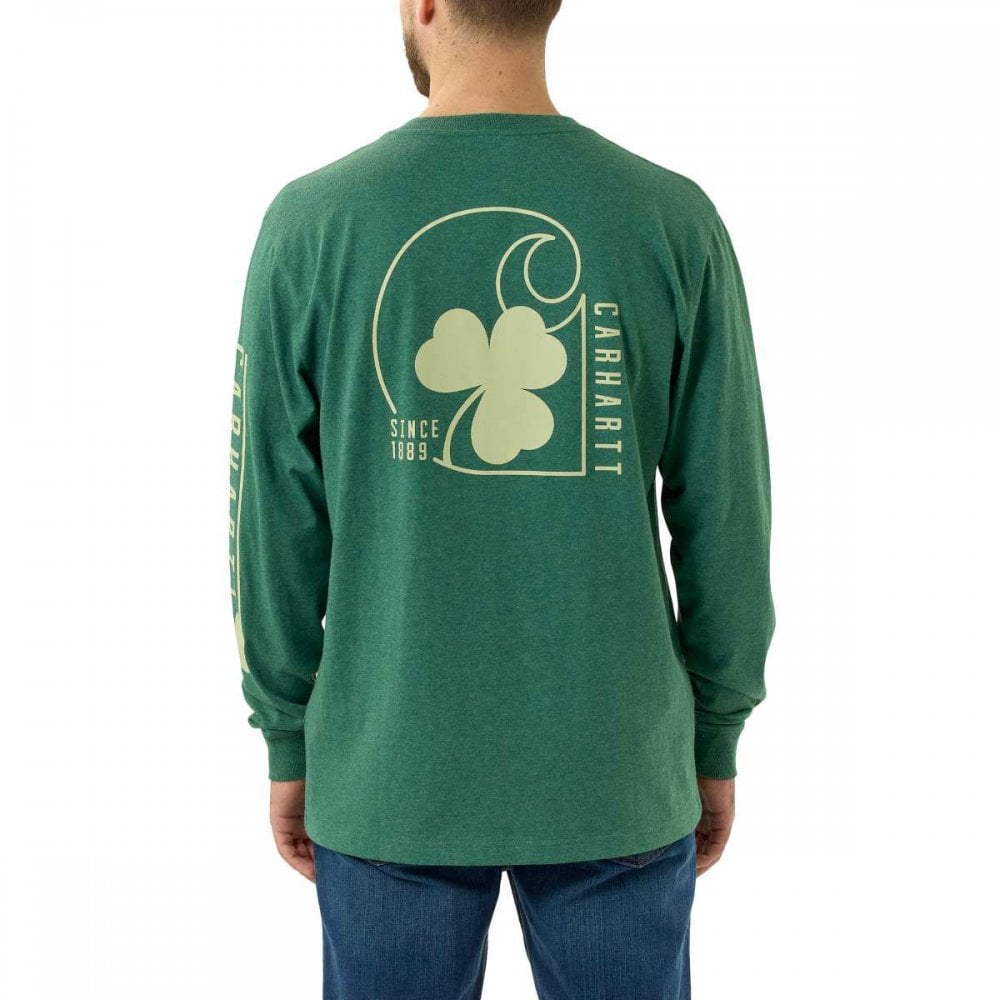 105233 Shamrock Graphic T-Shirt Long Sleeve