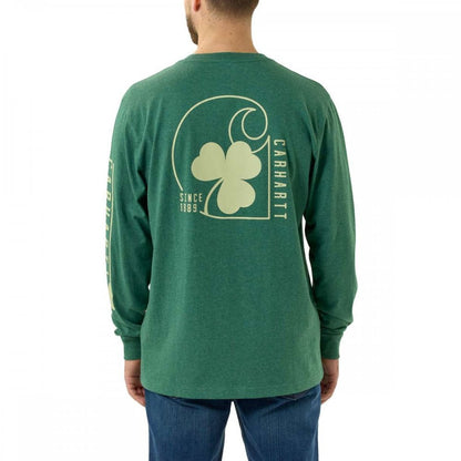 105233 Shamrock Graphic T-Shirt Long Sleeve