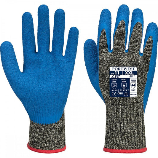 A611 Aramid HR Cut Latex Glove