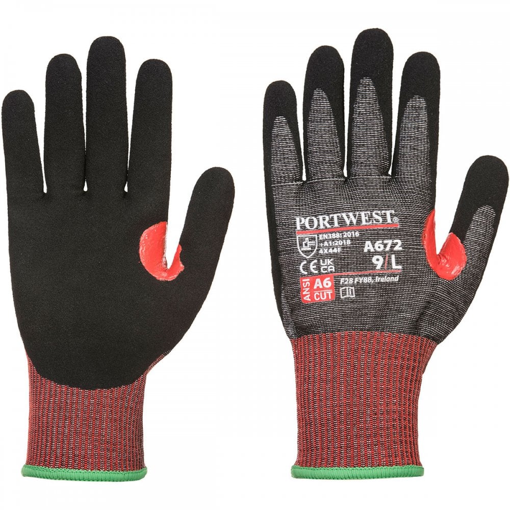 A672 CT200 AHR13 Nitrile Cut Glove