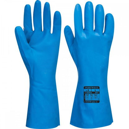 A814 Food Approved Nitrile Gauntlet