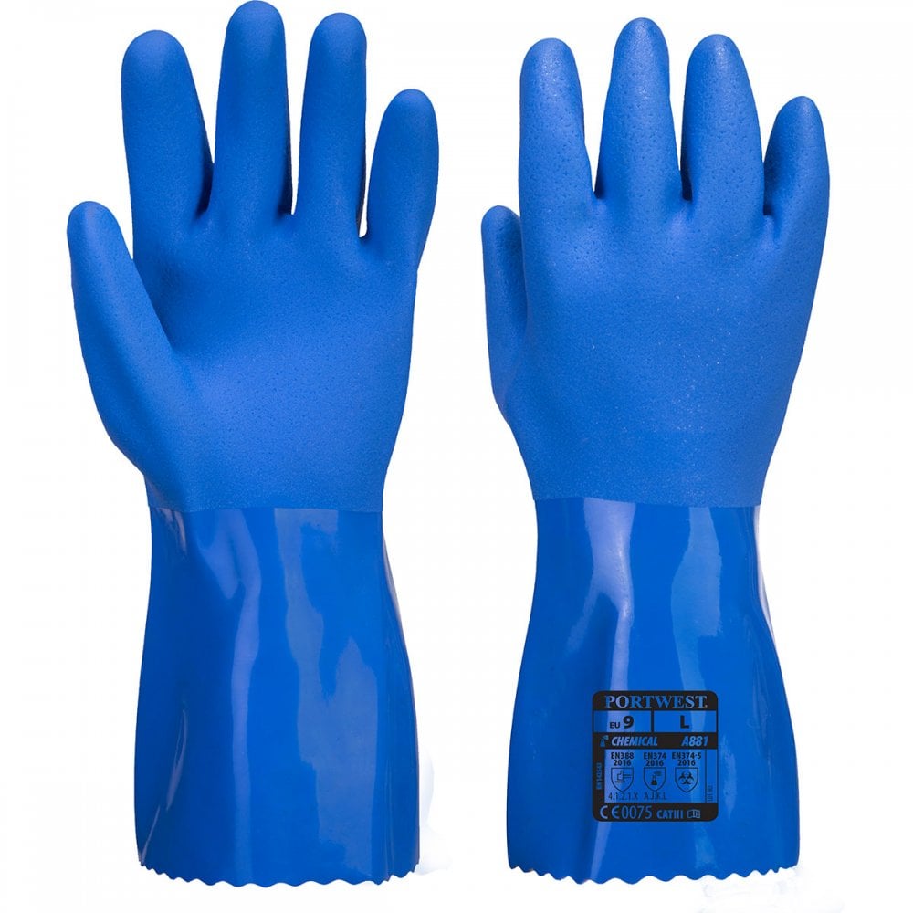 A881 Marine Ultra PVC Chem Gauntlet