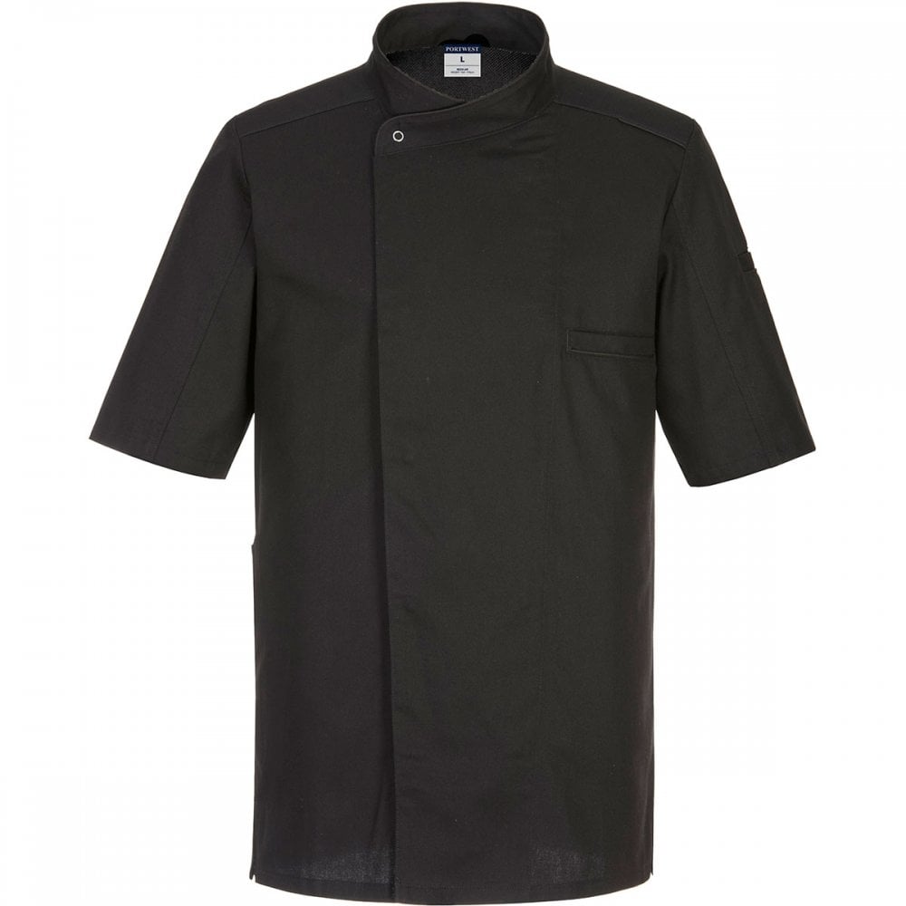 C735 Surrey Chefs Jacket Sort Sleeve
