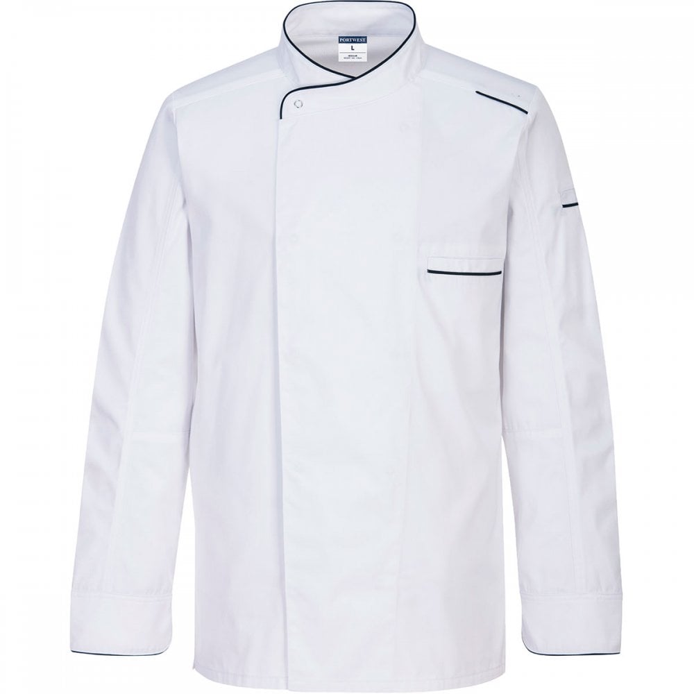 C835 Surrey Chefs Jacket Long Sleeve