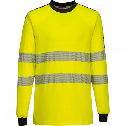 FR701 WX3 Flame Resistant Hi-Vis Long Sleeve T-Shirt