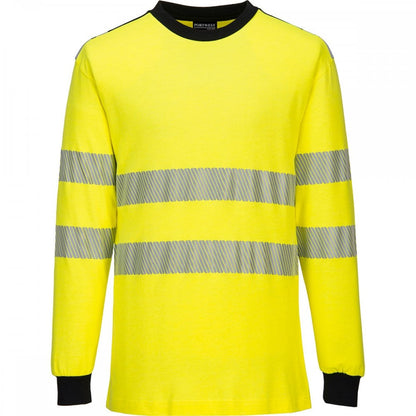 FR701 WX3 Flame Resistant Hi-Vis Long Sleeve T-Shirt