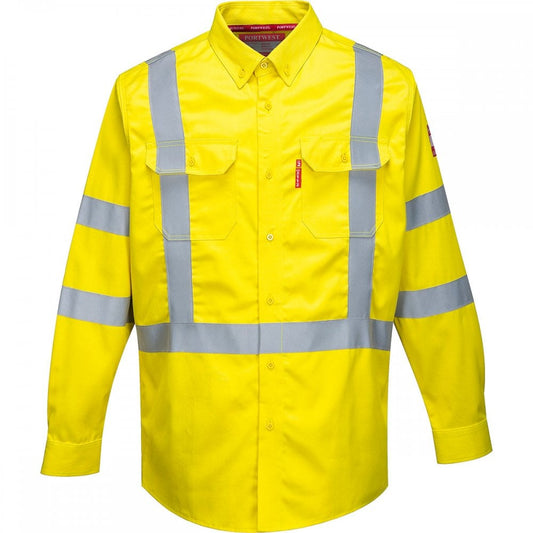 FR95 Bizflame 88/12 Flame Resistant Hi-Vis Shirt