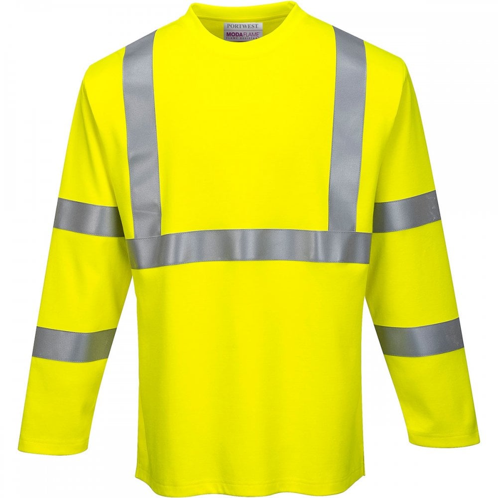 FR96 Flame Resistant Hi-Vis Long Sleeve T-Shirt