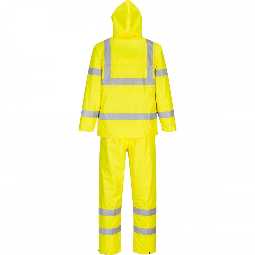 H448 Hi -Vis Packaway Rainsuit