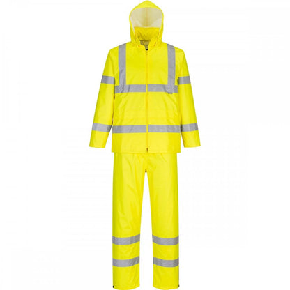 H448 Hi -Vis Packaway Rainsuit