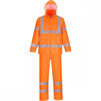 H448 Hi -Vis Packaway Rainsuit