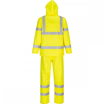 H448 Hi -Vis Packaway Rainsuit