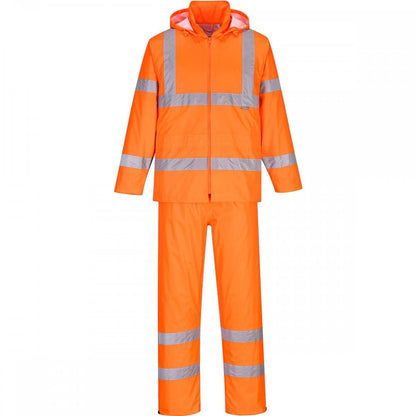 H448 Hi -Vis Packaway Rainsuit