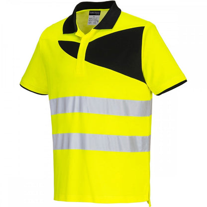 PW212 PW2 Hi-Vis Polo Shirt Short Sleeve