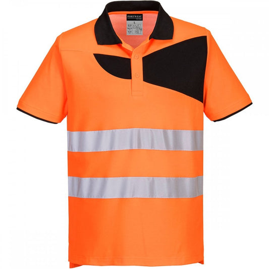 PW212 PW2 Hi-Vis Polo Shirt Short Sleeve