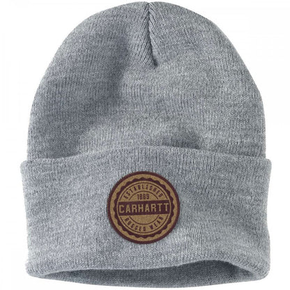 105614 Knit Rugged Wear Patch Beanie