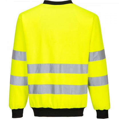 PW277 PW2 Hi-Vis Crew Neck Sweatshirt