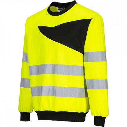 PW277 PW2 Hi-Vis Crew Neck Sweatshirt