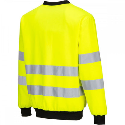 PW277 PW2 Hi-Vis Crew Neck Sweatshirt