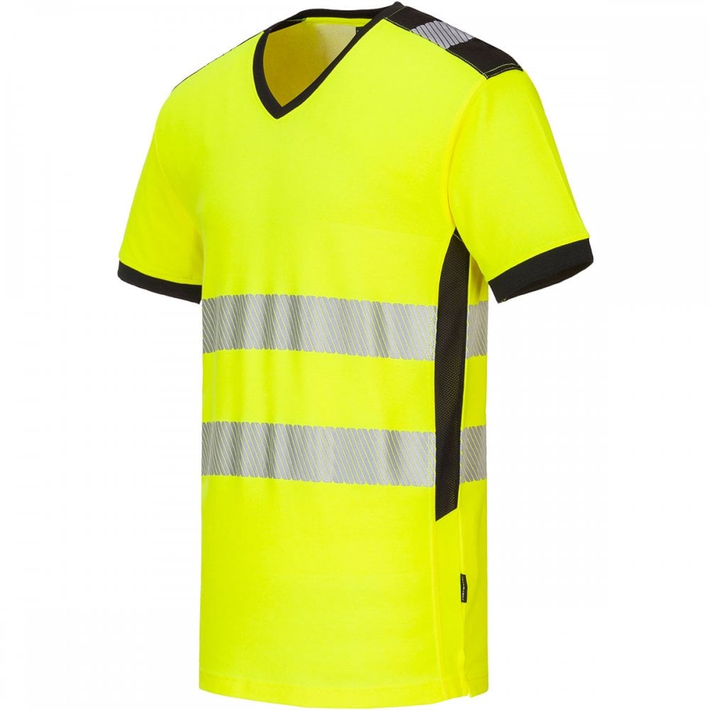 PW310 PW3 Hi-Vis V-Neck T-Shirt