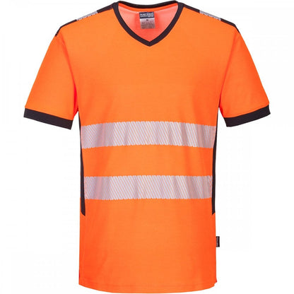 PW310 PW3 Hi-Vis V-Neck T-Shirt