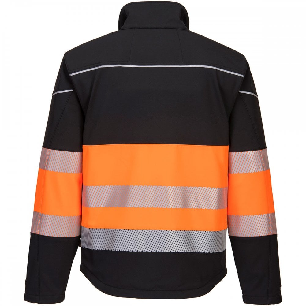 PW375 PW3 Hi-Vis Class 1 Softshell Jacket