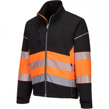 PW375 PW3 Hi-Vis Class 1 Softshell Jacket