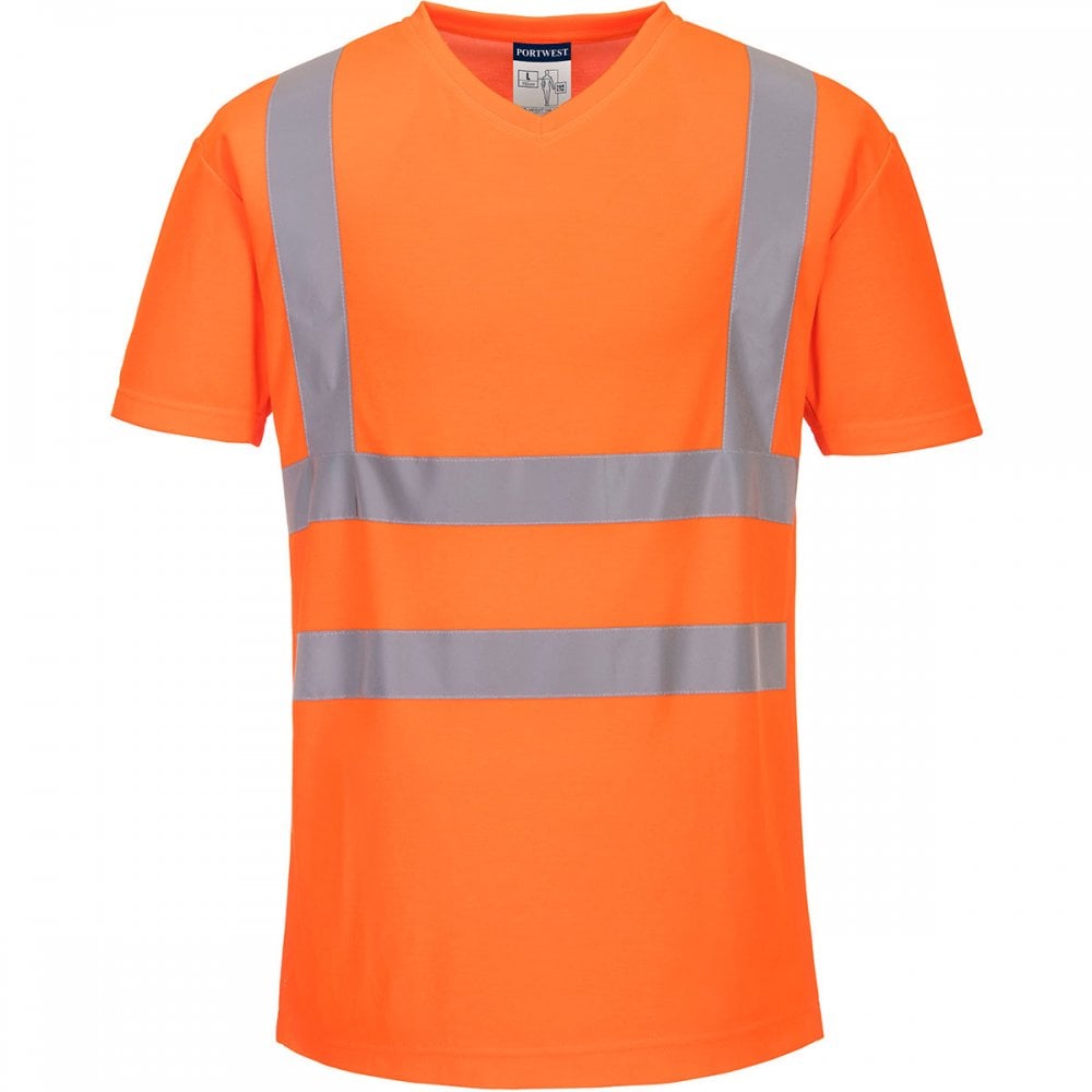 S179 V-Neck Mesh Inserts T-Shirt