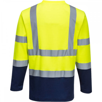 S280 Two-Tone Long Sleeved Cotton Comfort T-Shirt