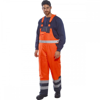 S489 Contrast Bib & Brace - Lined