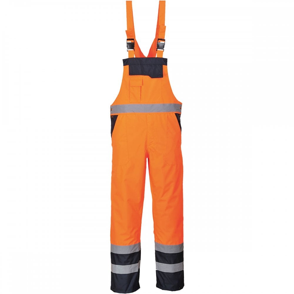 S489 Contrast Bib & Brace - Lined