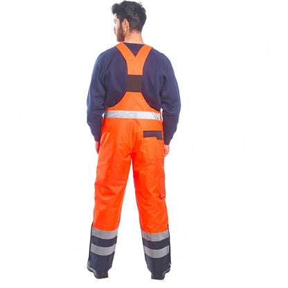 S489 Contrast Bib & Brace - Lined