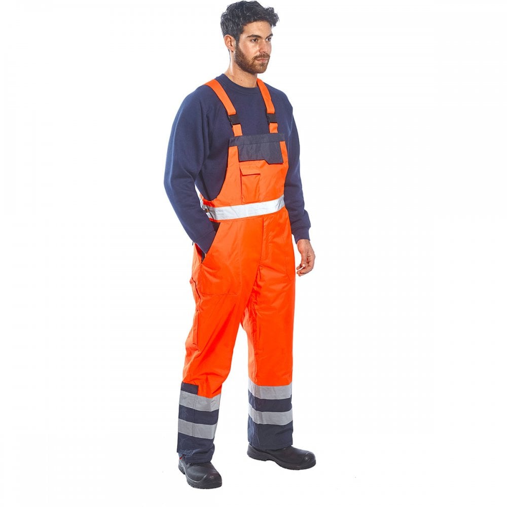 S489 Contrast Bib & Brace - Lined