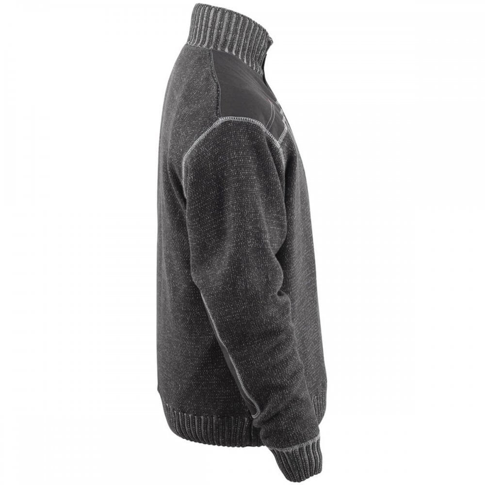 50354 Naxos Frontline Knitted Jumper With Half Zip