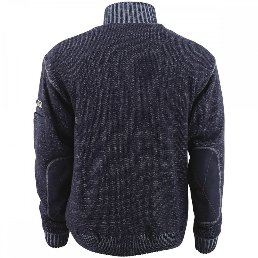 50354 Naxos Frontline Knitted Jumper With Half Zip