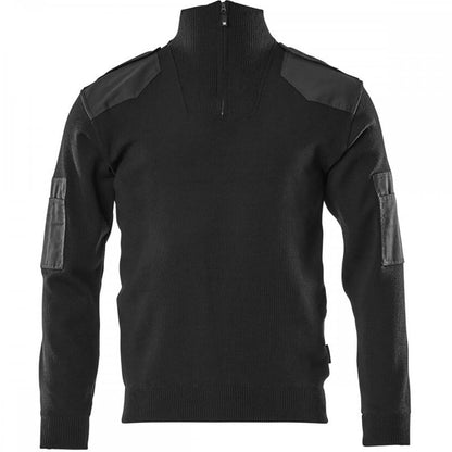 17205 Nanterre Frontline Knitted Jumper With Half Zip