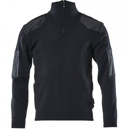 17205 Nanterre Frontline Knitted Jumper With Half Zip