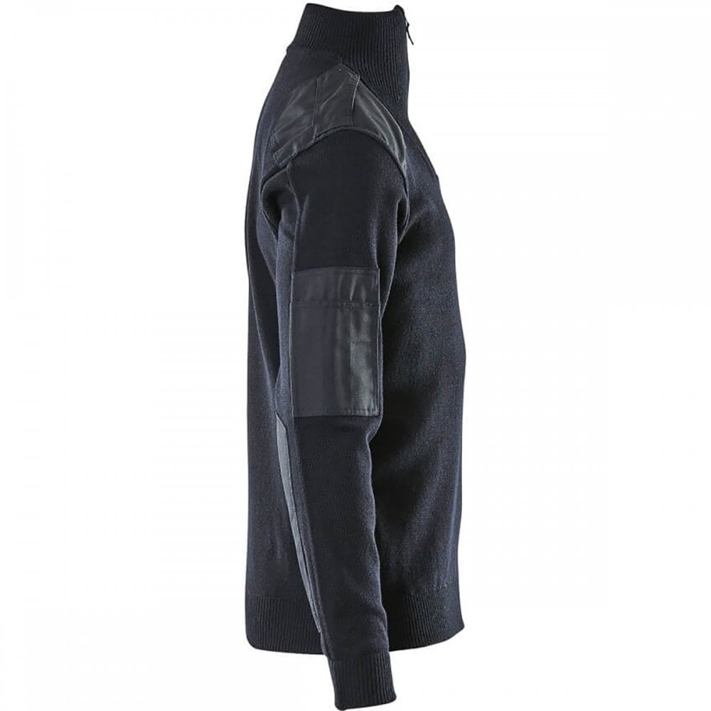 17205 Nanterre Frontline Knitted Jumper With Half Zip