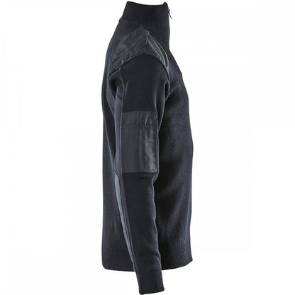 17205 Nanterre Frontline Knitted Jumper With Half Zip