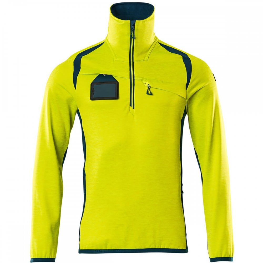 19303 Accelerate Safe Fleece Jumper with half zip