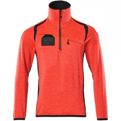 19303 Accelerate Safe Fleece Jumper with half zip