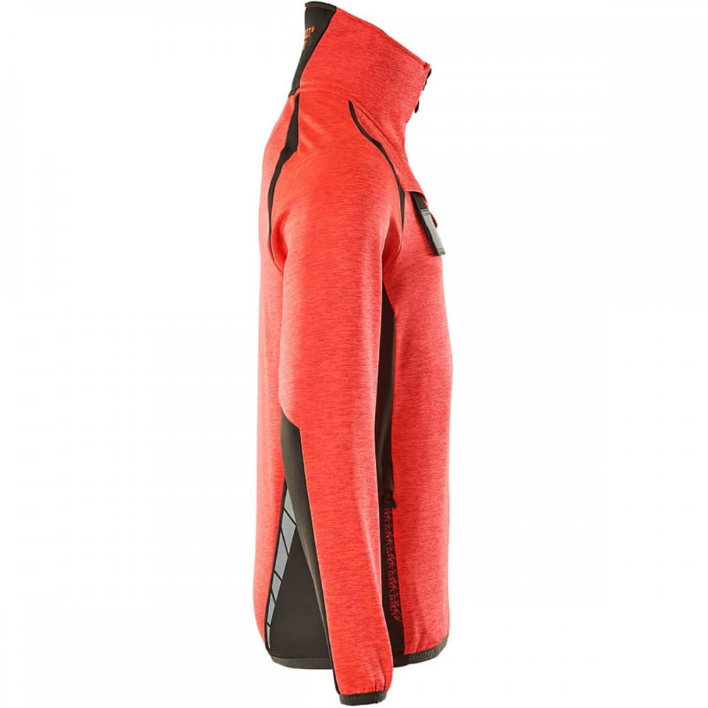 19303 Accelerate Safe Fleece Jumper with half zip