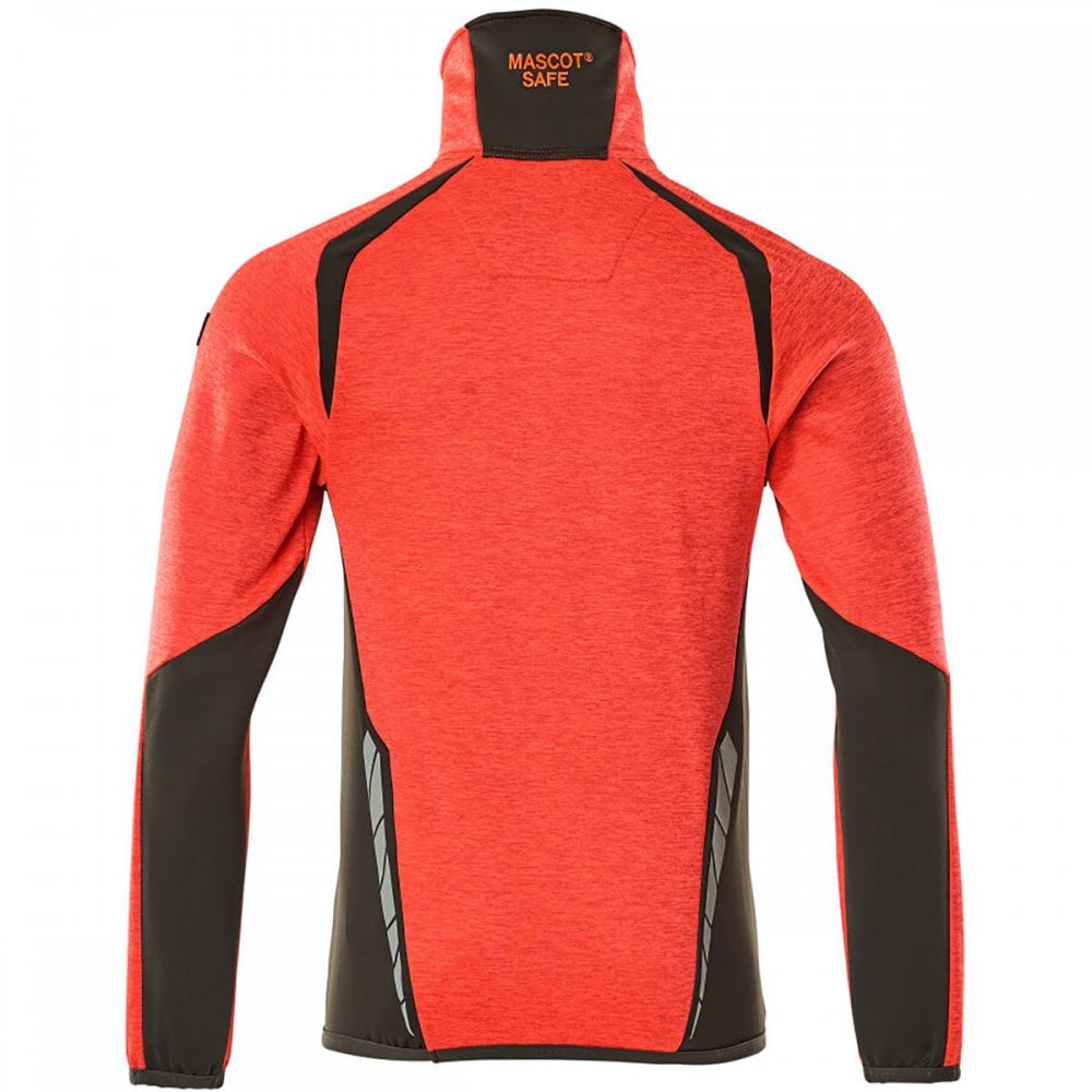 19303 Accelerate Safe Fleece Jumper with half zip