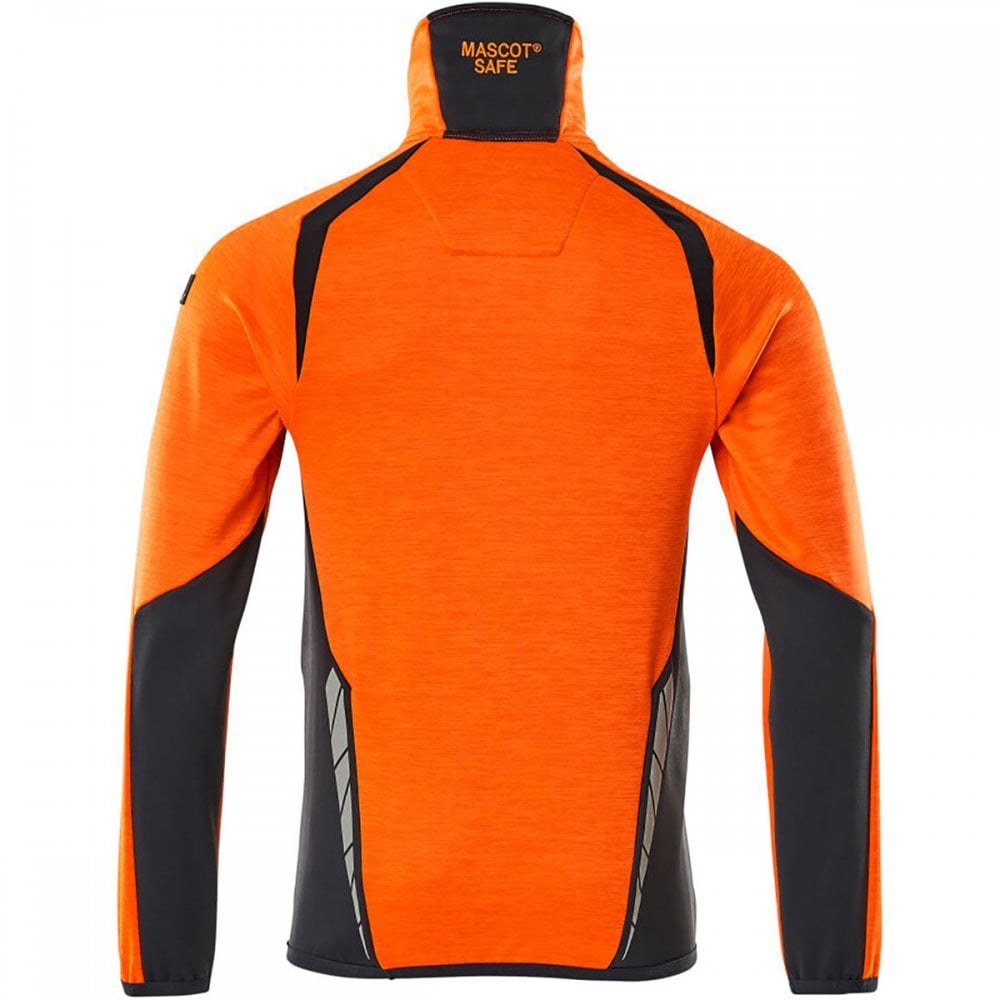 19303 Accelerate Safe Fleece Jumper with half zip