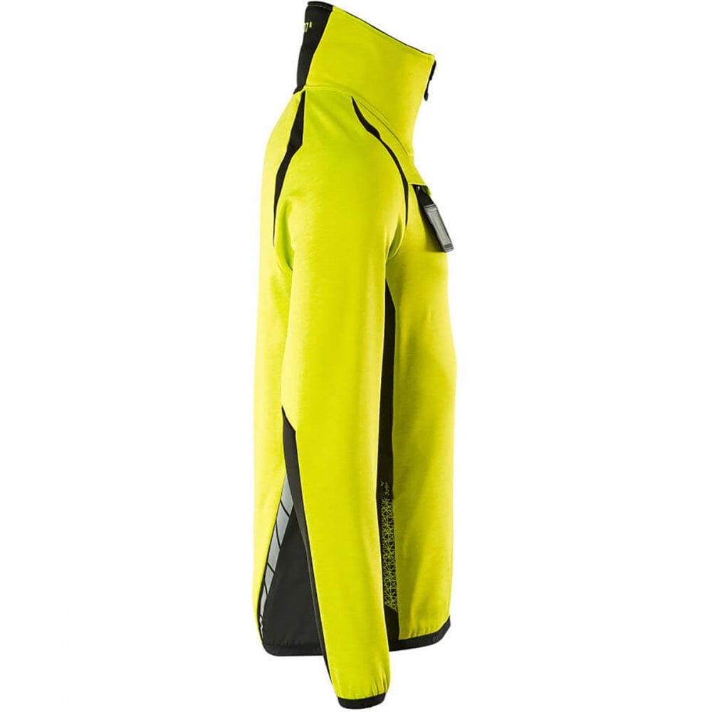 19303 Accelerate Safe Fleece Jumper with half zip