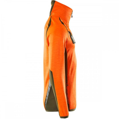 19303 Accelerate Safe Fleece Jumper with half zip